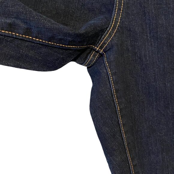 Women’s Size 12 Short Old Navy Mid Rise Dark Denim Skinny Jeans Casual - Picture 6 of 12